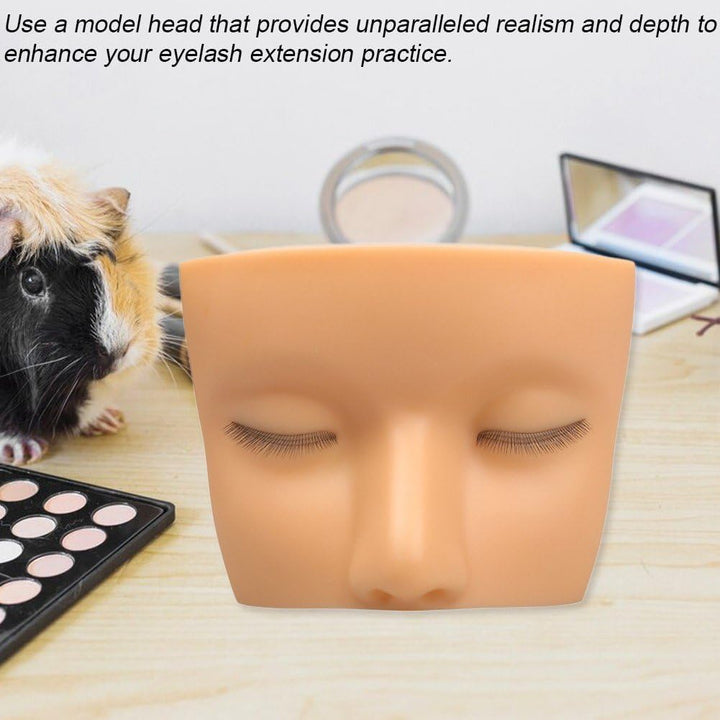 Wimpern-Mannequin-Kopf Für Wimpernverlängerung, Wimpernverlängerung, Augenlider, Make-up-übungskopf,