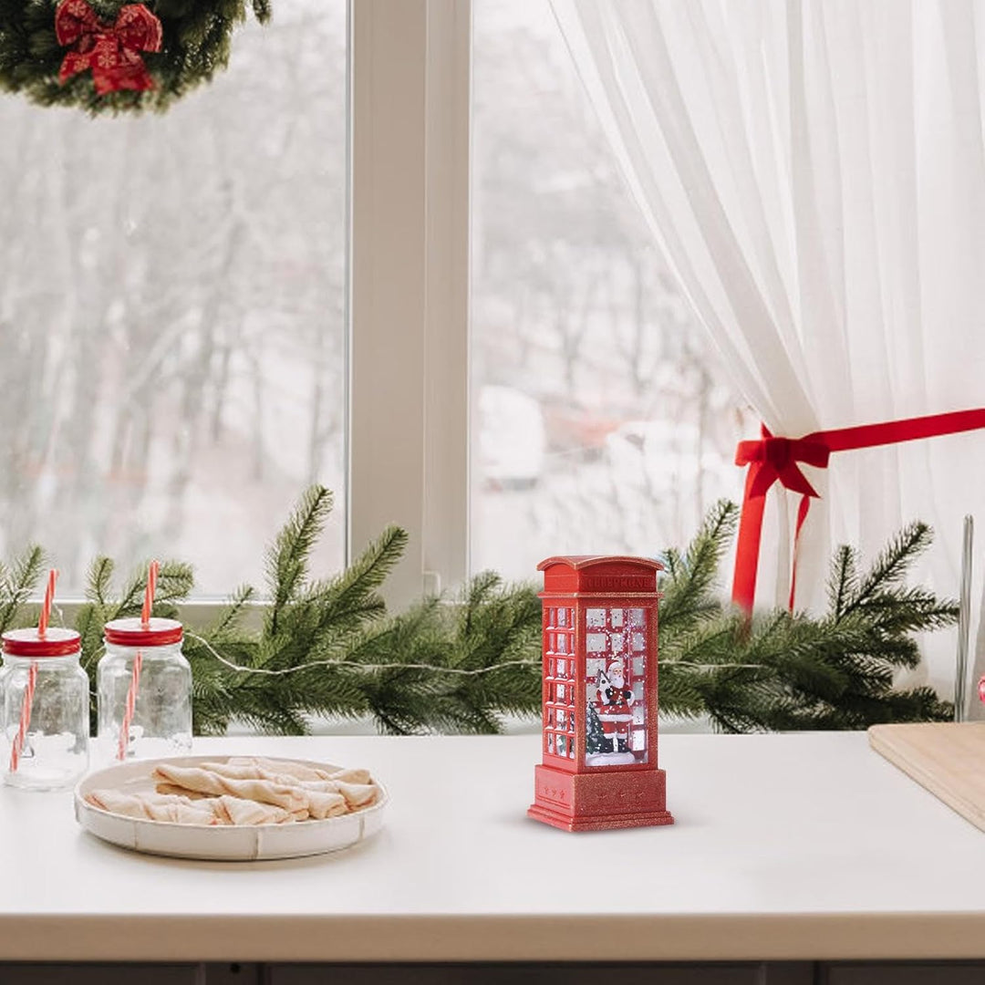 Beleuchtete Schneekugel | Niedliche Weihnachtskugeln mit Glitzer-Laternen, Tischdekoration, beleucht