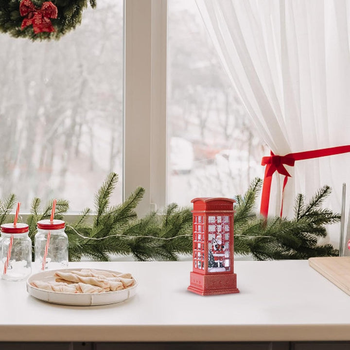 Beleuchtete Schneekugel | Niedliche Weihnachtskugeln mit Glitzer-Laternen, Tischdekoration, beleucht