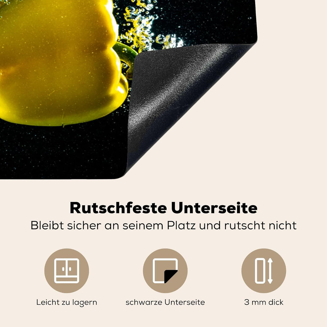 Herdabdeckplatte Einteilig Induktionsmatte Küche Abdeckung Ceranfeld Herd Abdeckplatte Deko Vinyl Ma