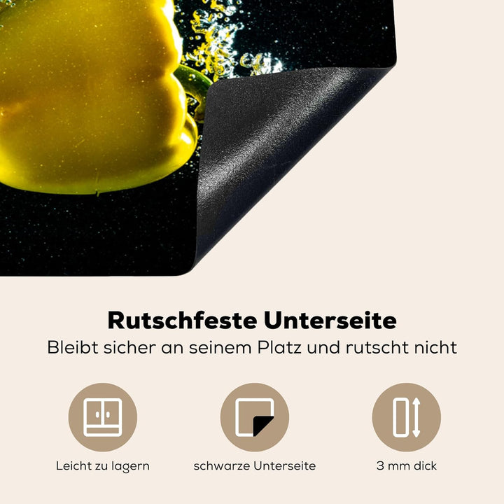 Herdabdeckplatte Einteilig Induktionsmatte Küche Abdeckung Ceranfeld Herd Abdeckplatte Deko Vinyl Ma