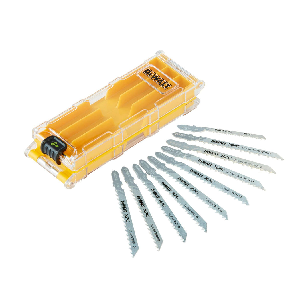 DeWalt XPC Holzstichsägeblätter-Set (HCS, 10-tlgs., mit 2x DT2209, 2x DT2205, 2x DT2213, DT2216, DT2