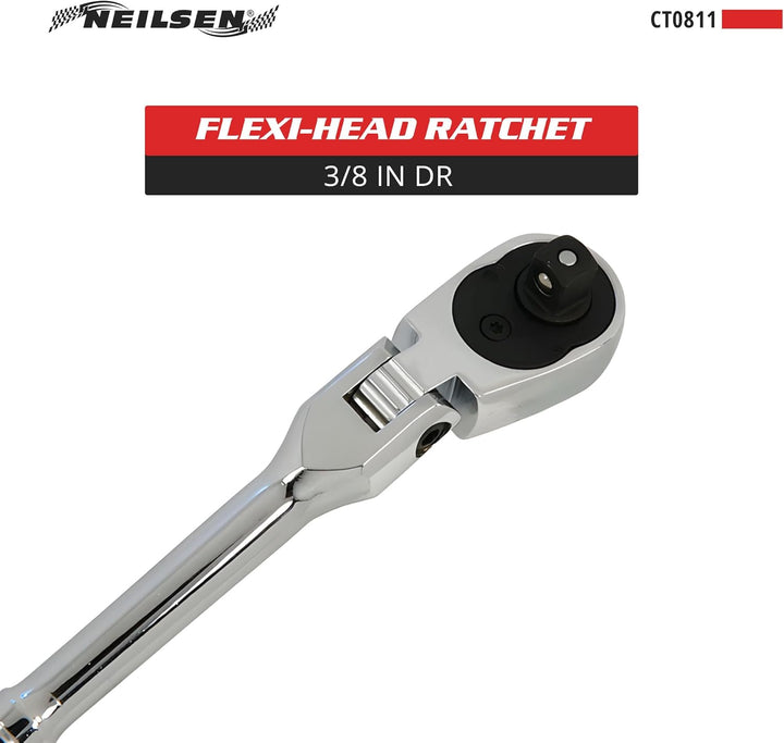 Neilsen ct0811 3/8 Zoll Dr Ratschengriff – Silber
