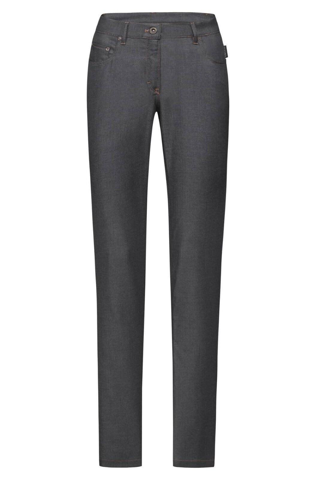 GREIFF Damen Jeans in Denim-Optik. 5-Pocket-Style und Kontraststepp Stehen für einen modernen Look B