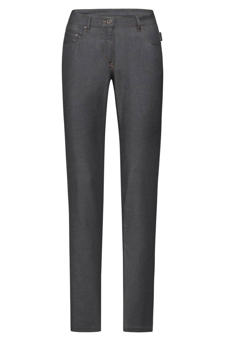GREIFF Damen Jeans in Denim-Optik. 5-Pocket-Style und Kontraststepp Stehen für einen modernen Look B