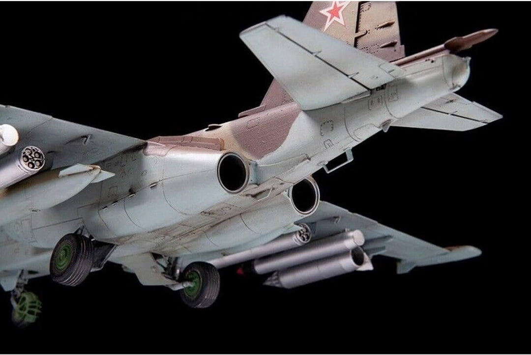 Zvezda 4807 1:48 Sukhoi SU-25 Frogfoot Sov.att.airc. - Modellbausatz,Plastikbausatz, Bausatz zum Zus