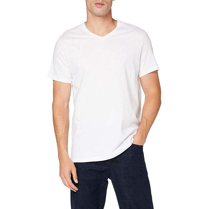 BOSS Herren Business Kurzarm Shirt T-Shirt 2P CO 2er Pack S New - White100, S New - White100