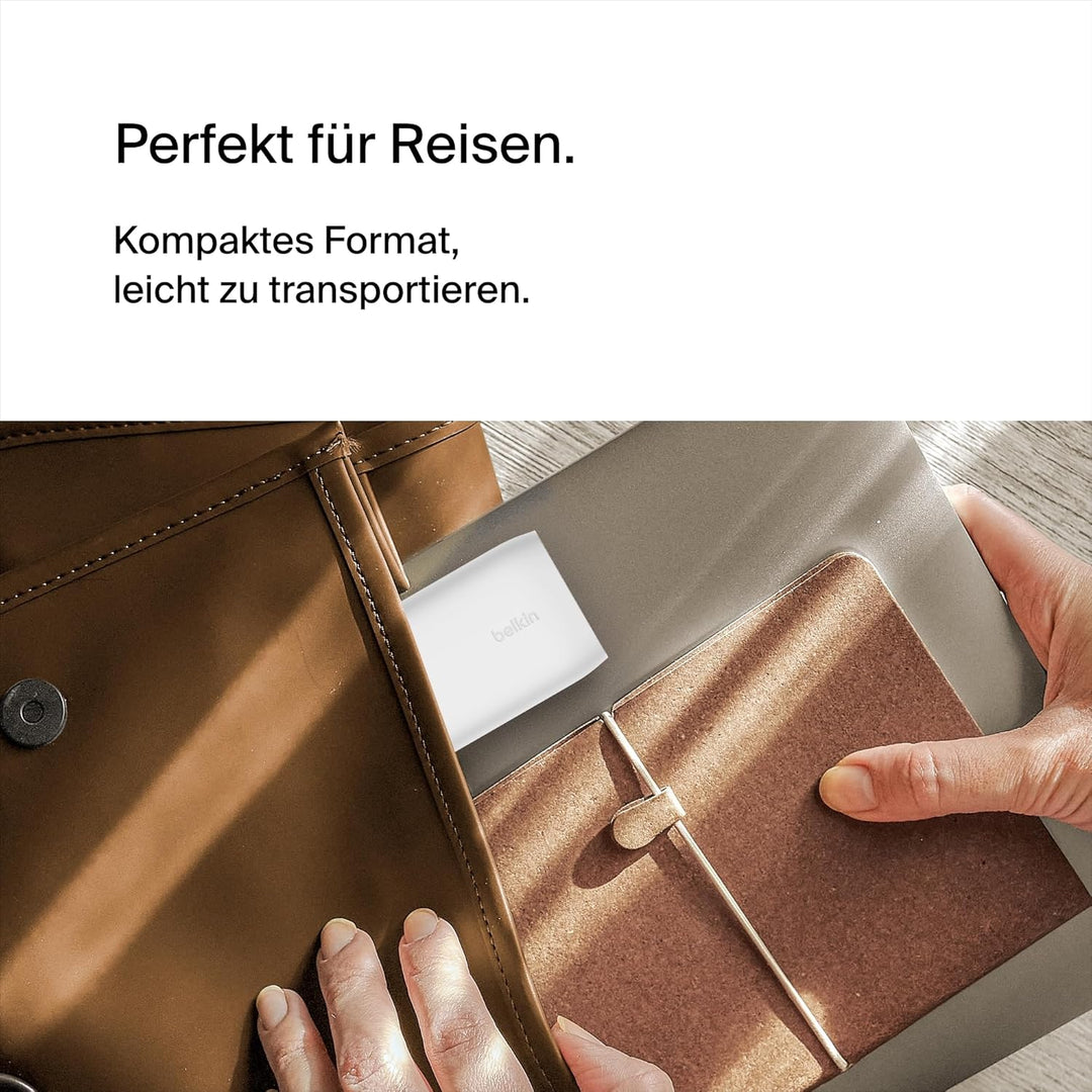 Belkin BoostCharge USB-C-Ladegerät mit DREI Anschlüssen und PPS (67 W), USB-C PD 3.1-iPhone-Schnelll