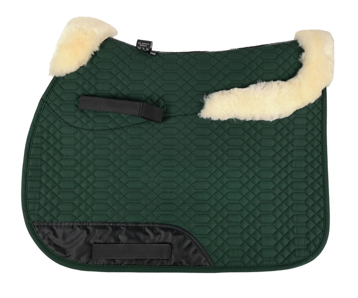Engel Reitsport Lammfell Schabracke Half Lined mit Fellkranz vorne und hinten SCHABRA4-VSS-GRU-MED S