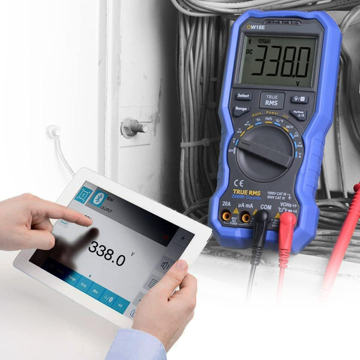 OW18E Digital multimeter,20000 Zählung True-RMS Voltmeter Ohmmeter, Hintergrundbeleuchtung LCD-Displ