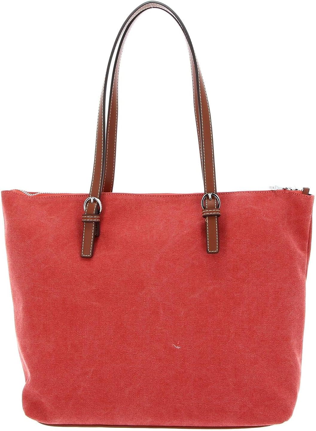 U.S. POLO ASSN. Springfield Canvas Shopping Bag M Peach