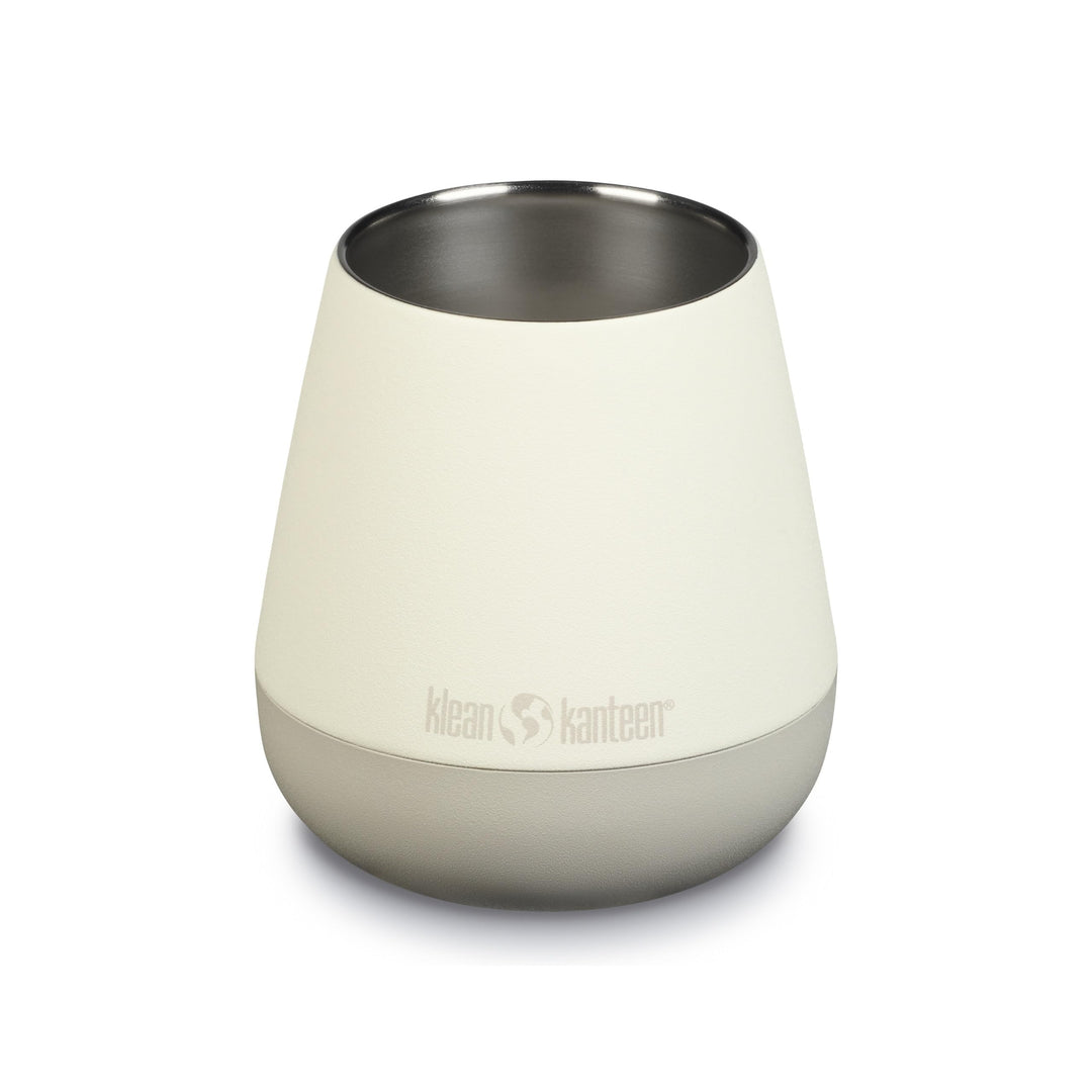 Klean Kanteen Rise Wine Tumbler aus Edelstahl in der Farbe Tofu, 296ml, 1010178