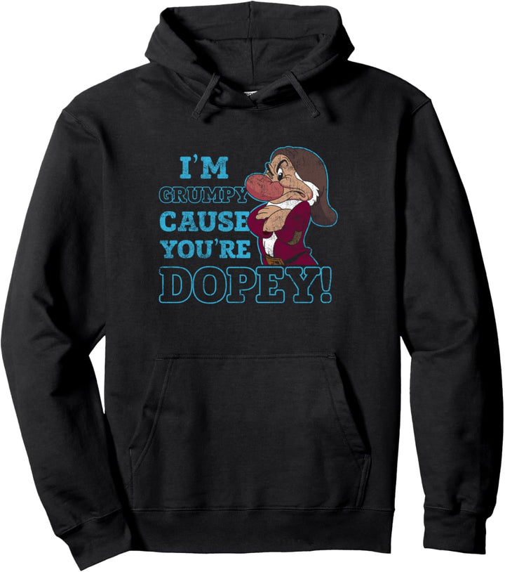 Disney Snow White Grumpy Because You're Dopey Pullover Hoodie
