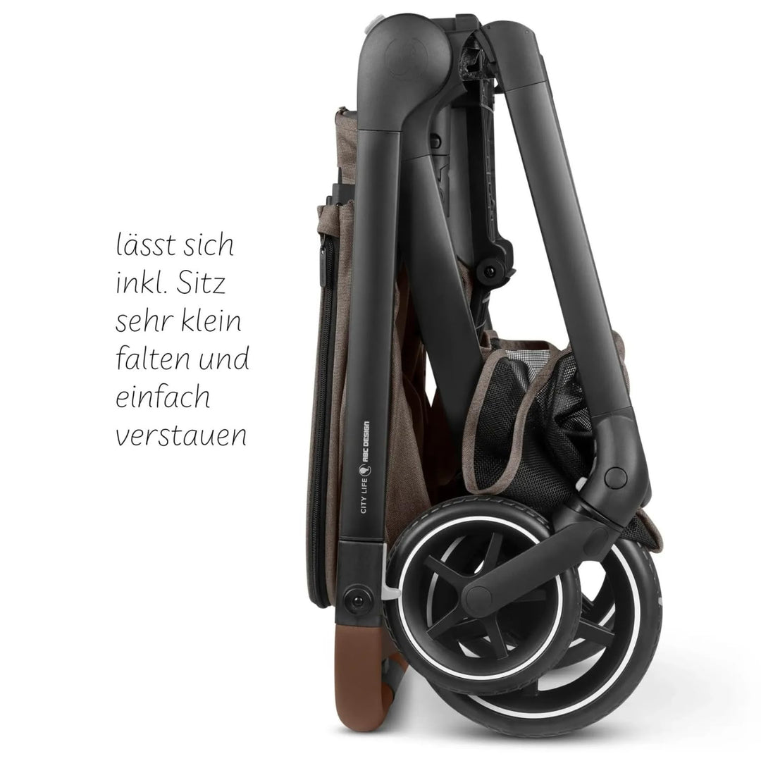 ABC Design City Life – Buggy & Sportwagen bis 22 kg, wendbare Sitzeinheit, Liegeposition, Teleskopsc