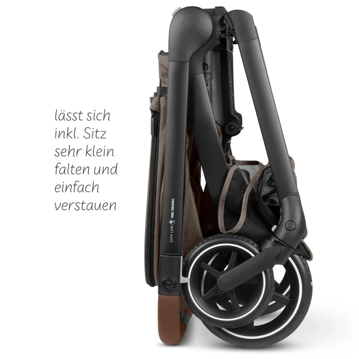 ABC Design City Life – Buggy & Sportwagen bis 22 kg, wendbare Sitzeinheit, Liegeposition, Teleskopsc