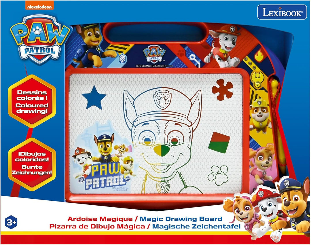 Lexibook Paw Patrol Magische magnetische Helfer auf vier Pfoten Zeichentafel, Magnettafel für Kinder