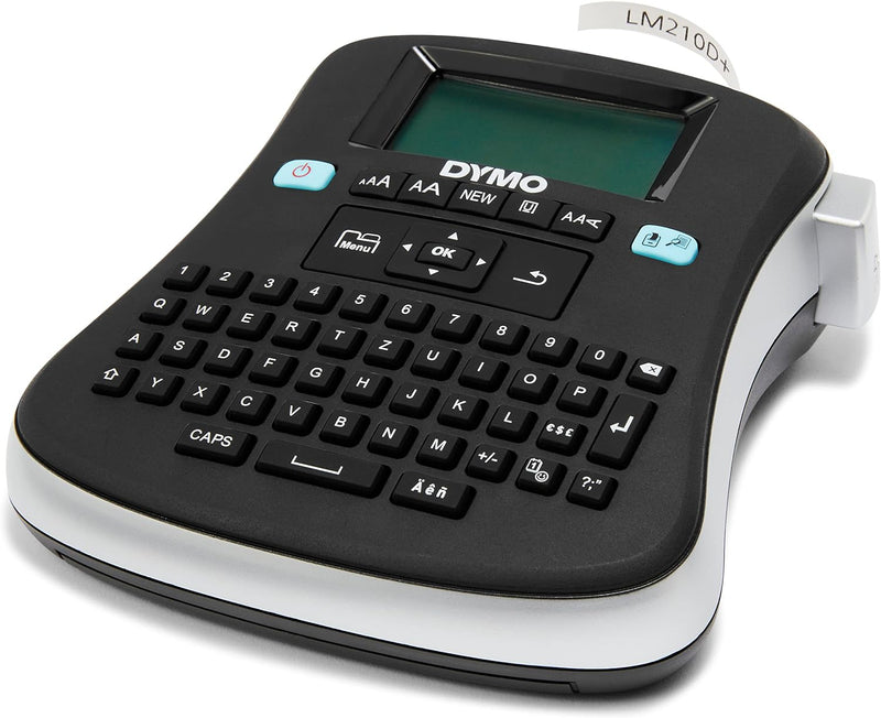 DYMO LabelManager 210D Beschriftungsgerät im Koffer | Etikettiergerät mit QWERTZ Tastatur & grossem