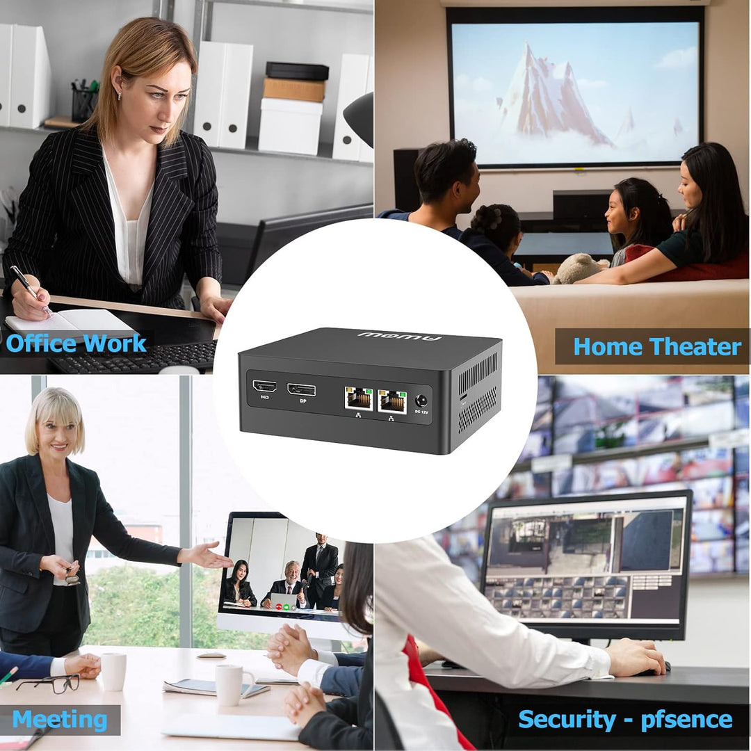 AWOW Mini PC Wi-11 Pro Gen12 N100 Quad Core 3.40GHz, 16GB DDR5 4800MHz 512GB M.2 SSD Mini Desktop Co