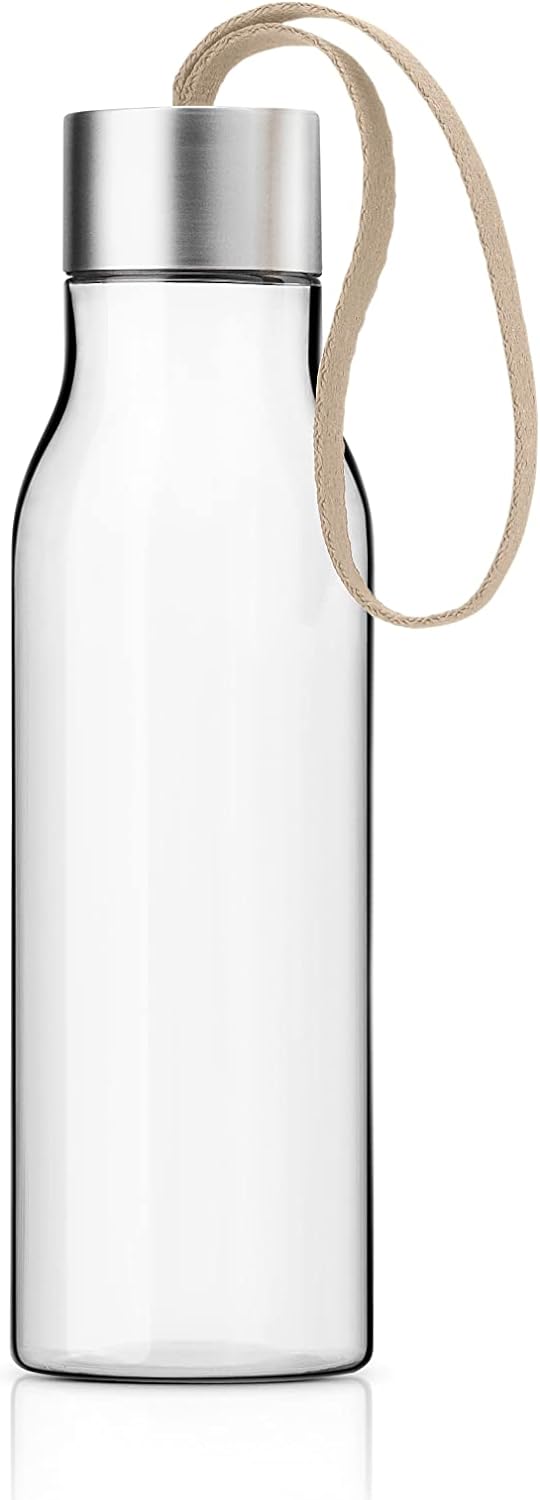 EVA SOLO | Trinkflasche 0,5l Soft beige |Aus schlagfestem, BPA-freiem Kunststoff | Soft beige, Soft