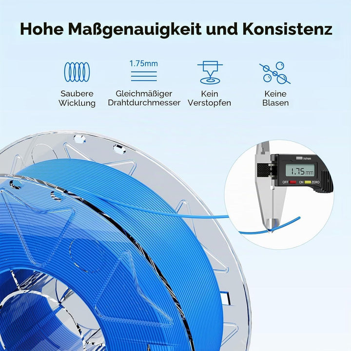 Creality Hyper RFID PLA Filament 1,75 mm für 3D-Drucker K2 Plus Combo, hohe Geschwindigkeit 30-600 m