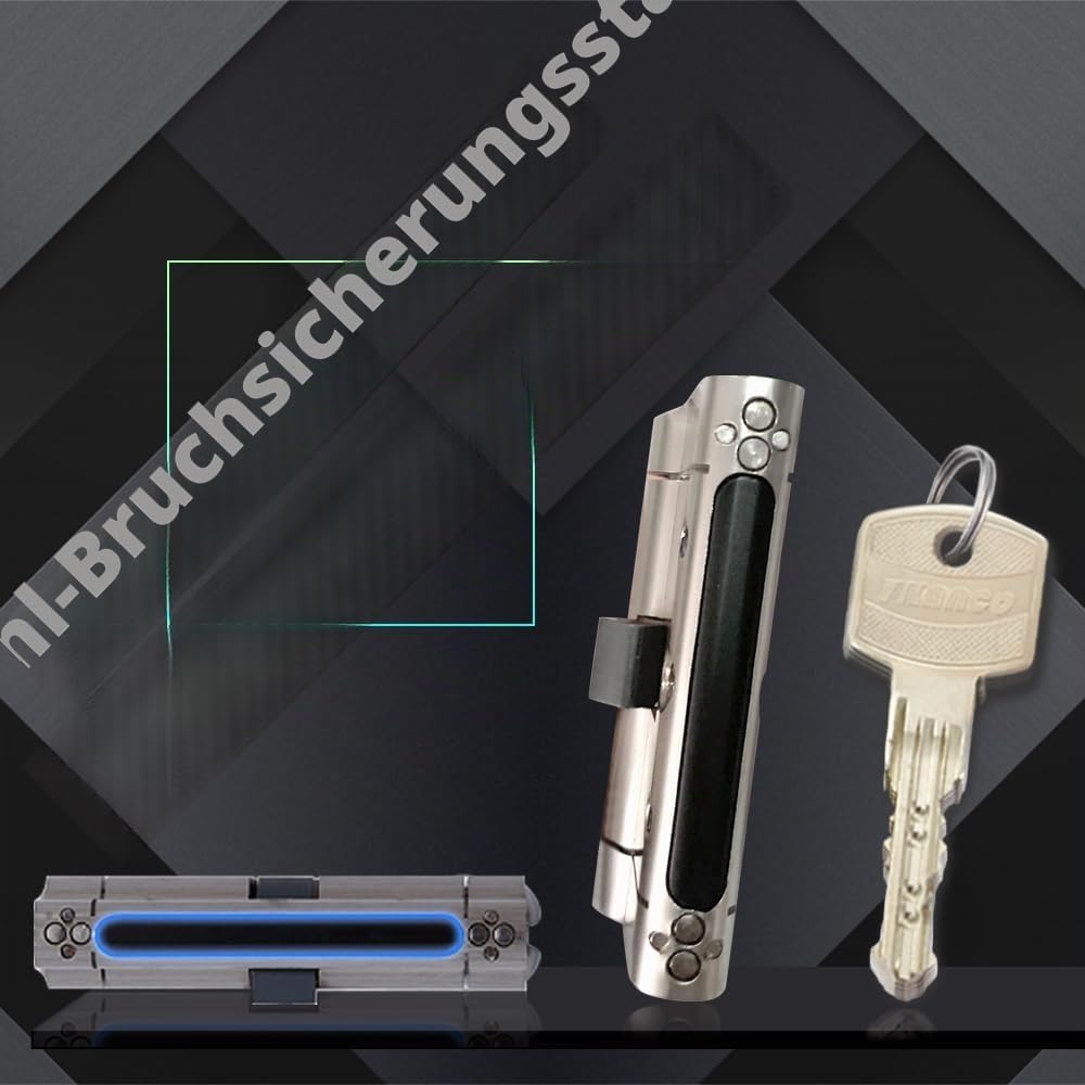 Schliesszylinder Grösse 45 45 mm Anti-Break Doppelöffner Einsteck Zylinderschloss,5 Hauptschlüssel u