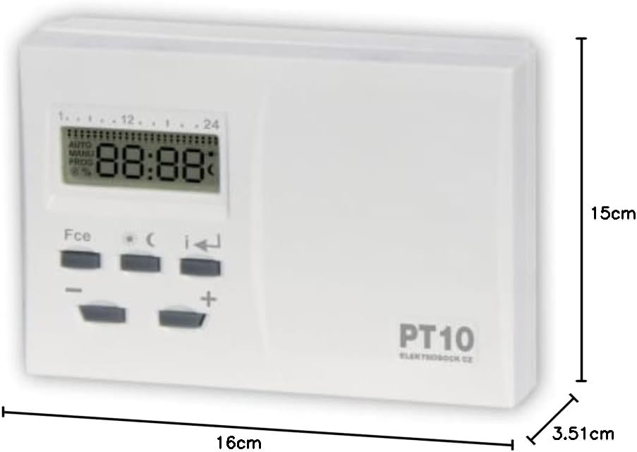 Elektrobock Digitaler Raumthermostat, PT10, Kompakt