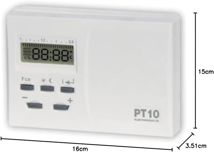Elektrobock Digitaler Raumthermostat, PT10, Kompakt