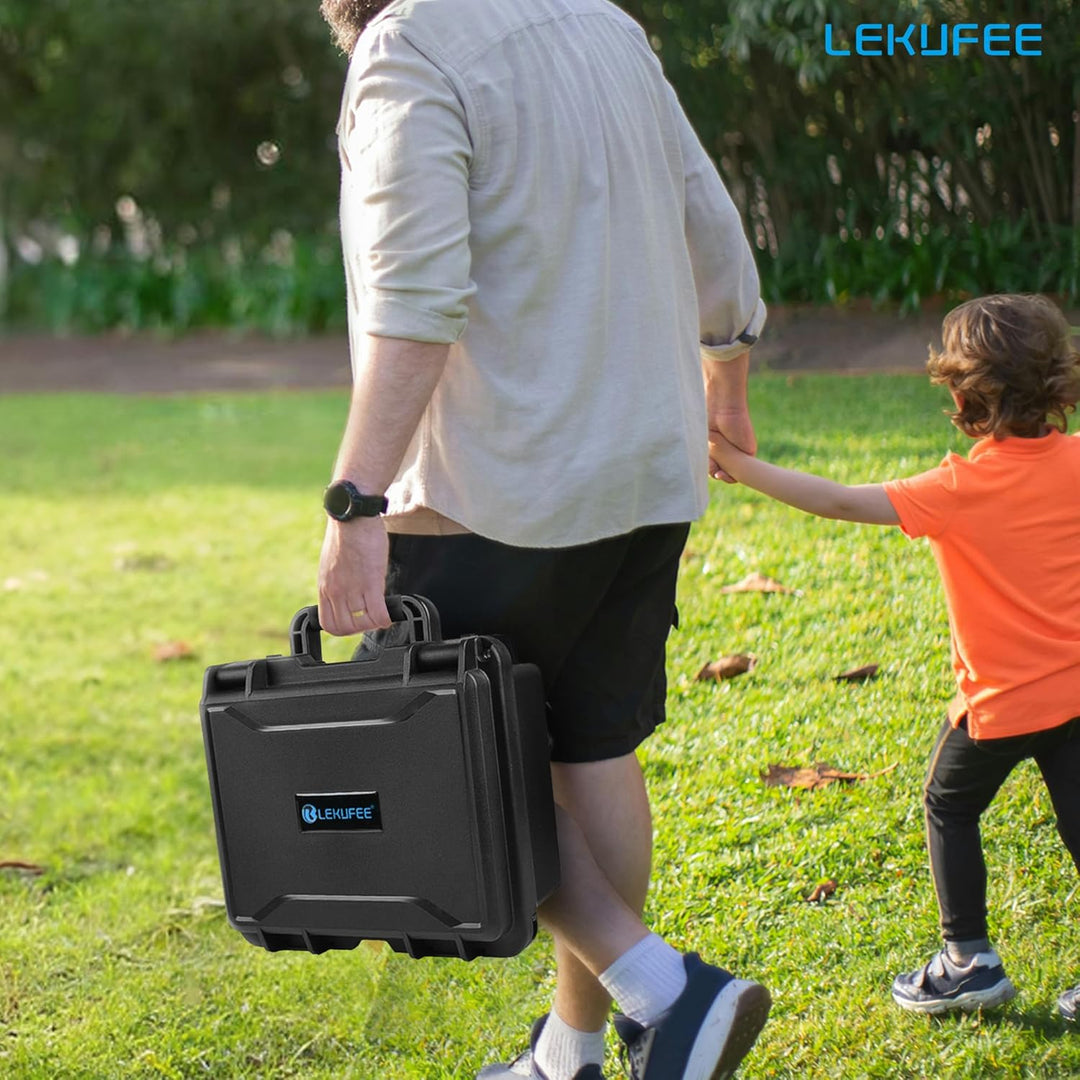 LEKUFEE wasserdichte Harte Transportkoffer für DJI Neo 2 Drohne, Fly More Combo, DJI RC 2, RC N3, Go