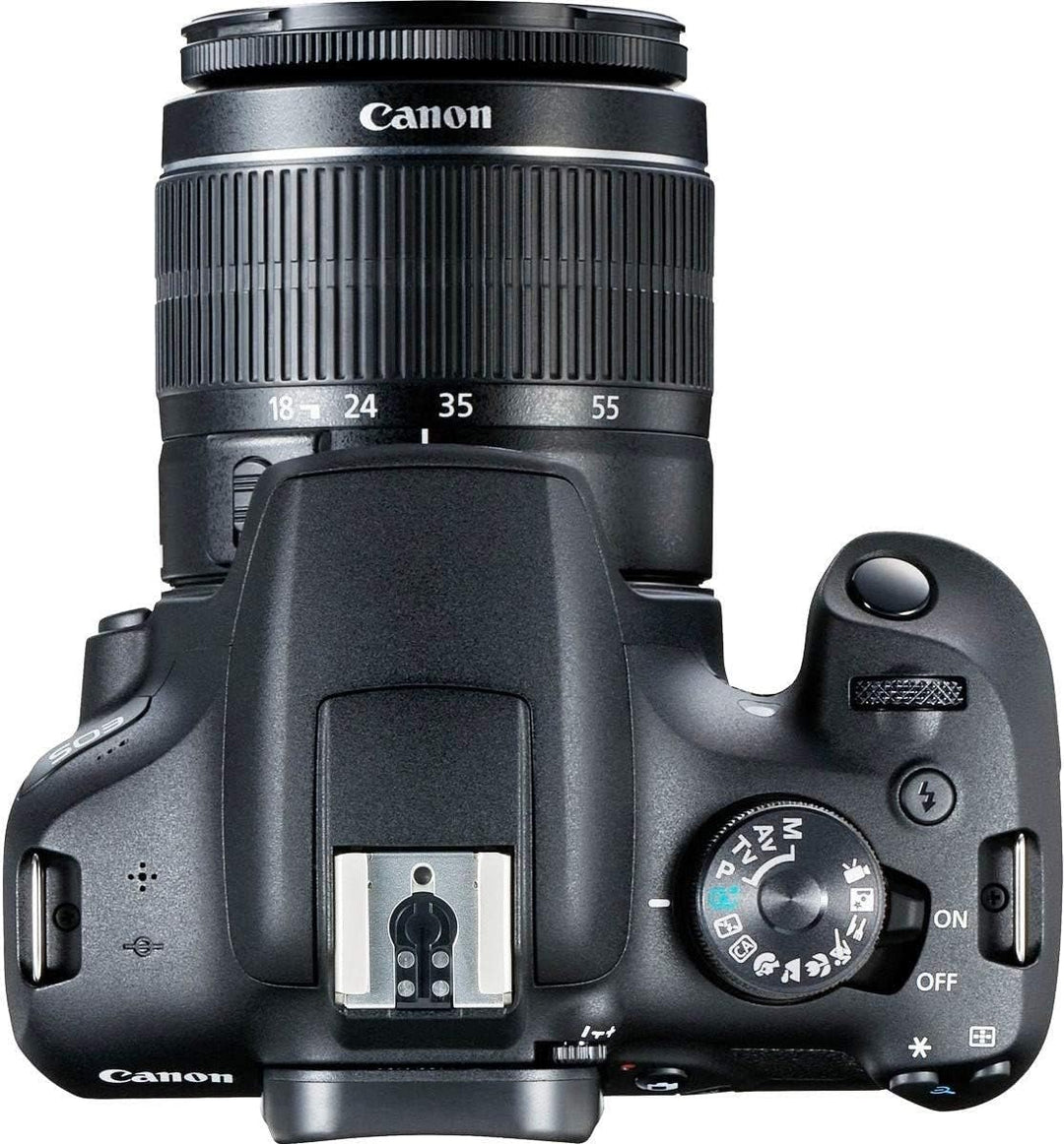 Canon EOS 2000d Kit Cámara Réflex 24,1mp WiFi NFC + Objetivo Ef-s18-55mm + Bolsa + Sd 16gb
