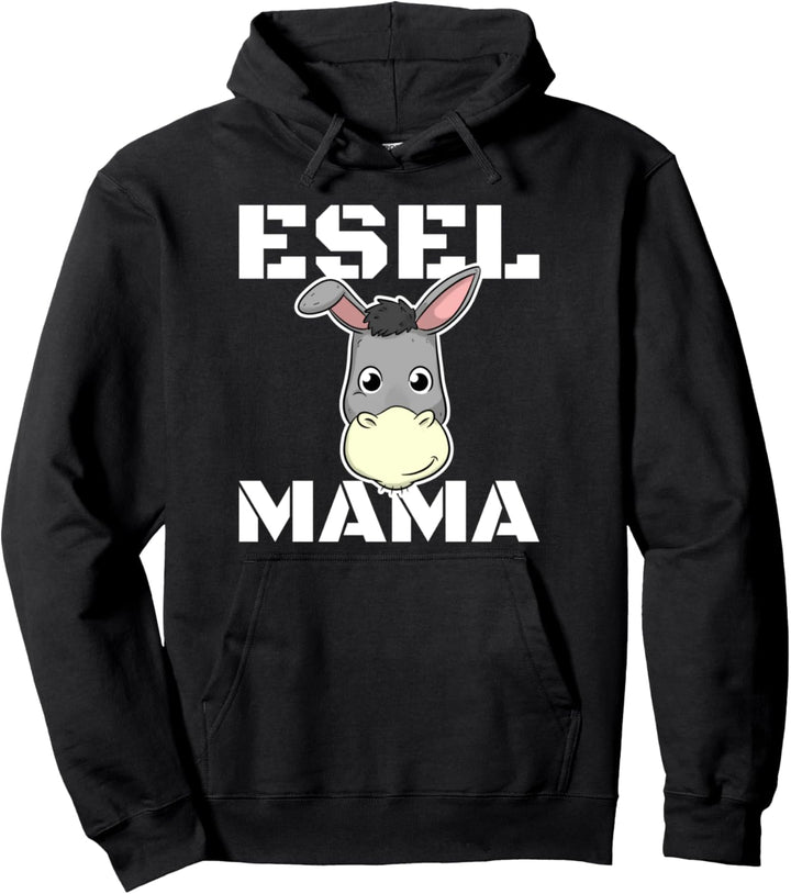 Esel Mama Maultier Eselhalter Pullover Hoodie
