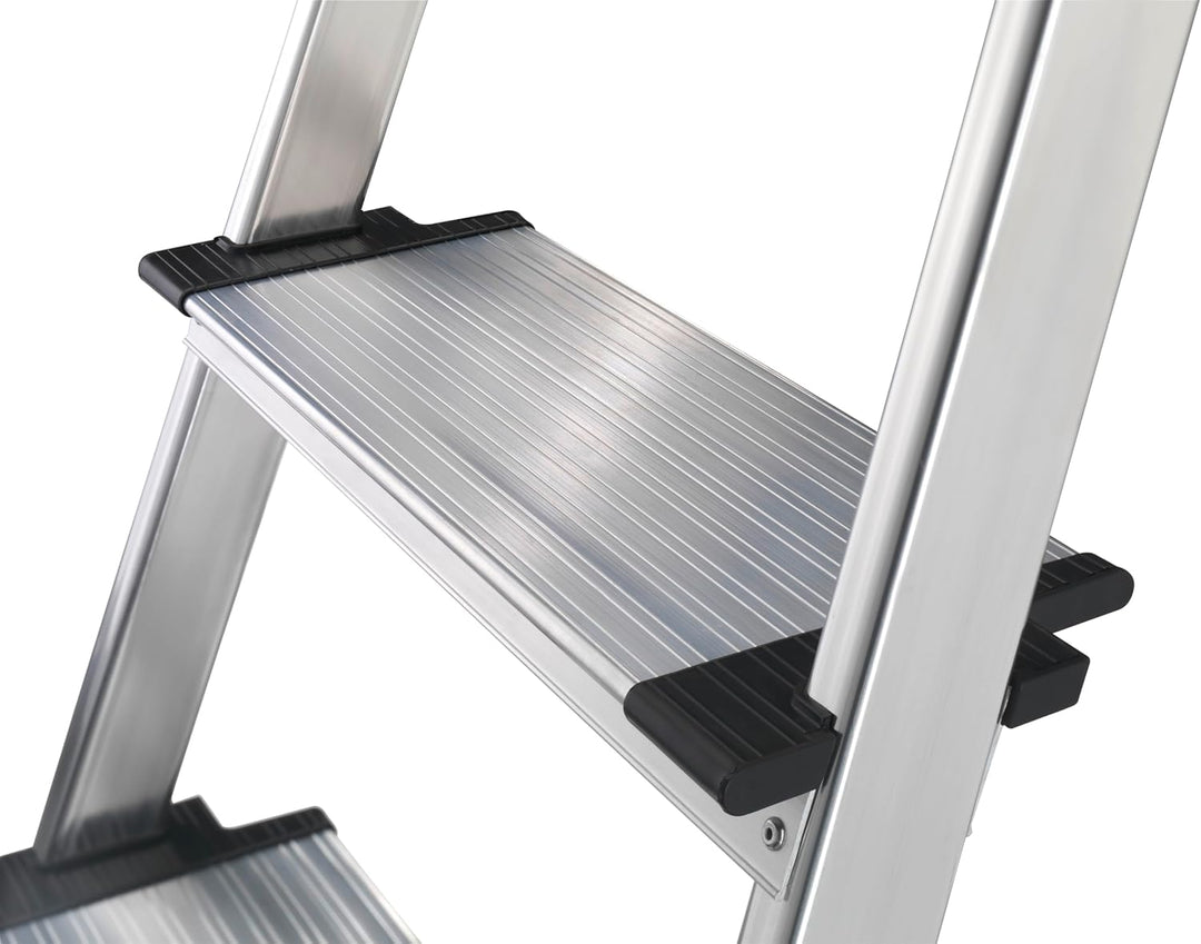 Hailo Haushaltsleiter ProfiStep XXL Alu, grau, 5_8816-001 6 Gänge, 6 Gänge