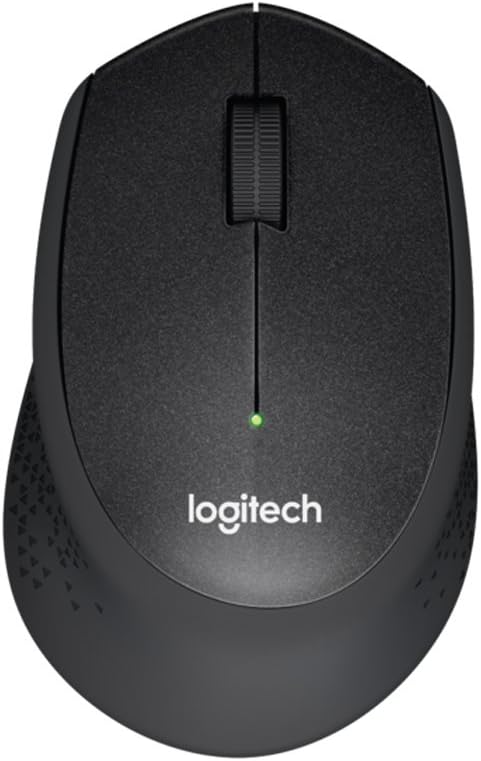 Logitech M330 Silent Plus kabellose Maus, Schwarz