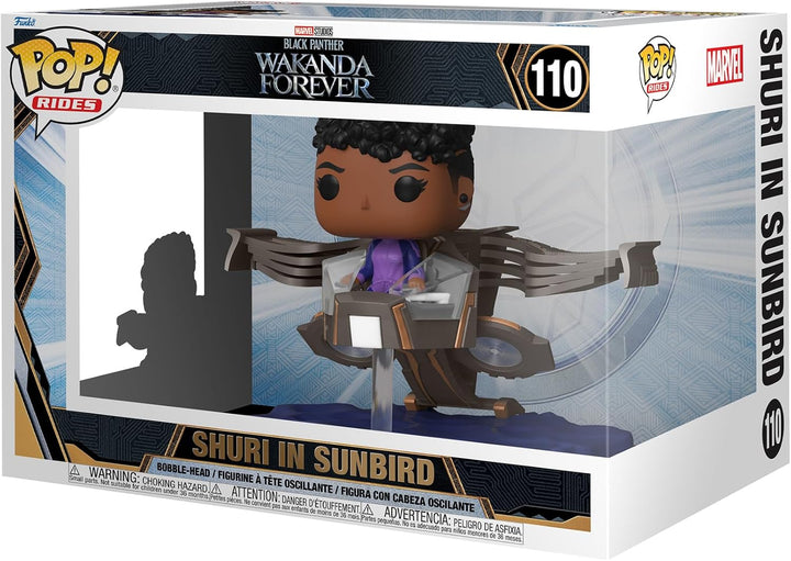 Funko Pop! Ride - Marvel - Black Panther: Wakanda Forever - Shuri in Sunbird - Vinyl-Sammelfigur - G