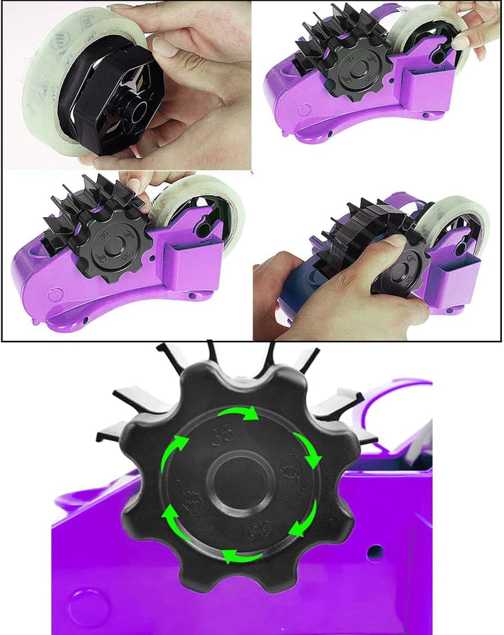 Klebestreifen Abroller,35mm Tischabroller für Klebeband,Paketklebeband Abroller,Paketband Abrollgerä