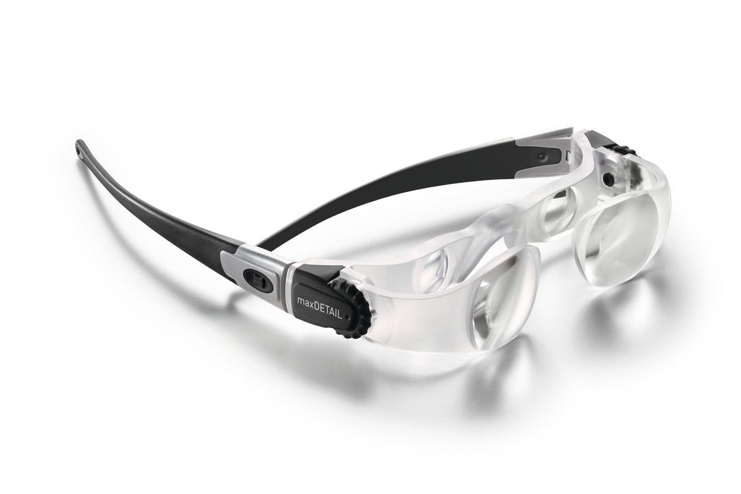 Eschenbach Optik maxDETAIL Lupenbrille für anspruchsvolle Detailarbeit mit 2X-Vergrösserung und Diop