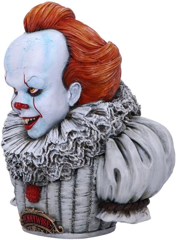 Nemesis Now Offizielles Lizenzprodukt IT Chapter 2 Pennywise Büste, weiss, 30 cm, Harz