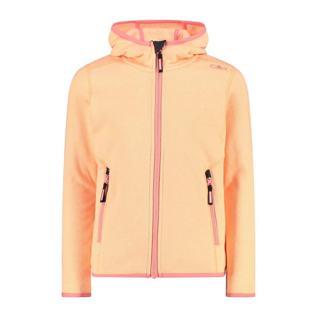 CMP Softshell Jungen Kapuzen Jacke 98 Melone-Pfirsich-Weiss, 98 Melone-Pfirsich-Weiss