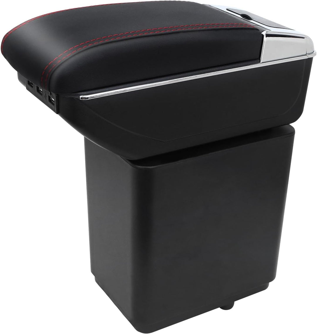 für Berlingo 2010 - 2020 Armlehne Mittelkonsole Aufbewahrungsbox Drehbar Mit Getränkehalter Doppelsc