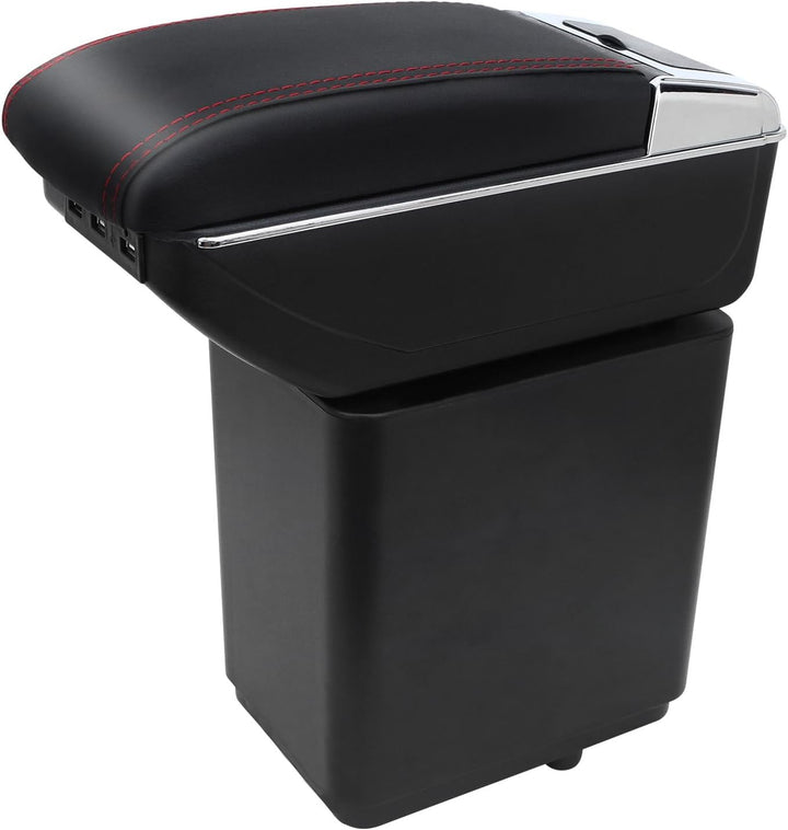 für Berlingo 2010 - 2020 Armlehne Mittelkonsole Aufbewahrungsbox Drehbar Mit Getränkehalter Doppelsc