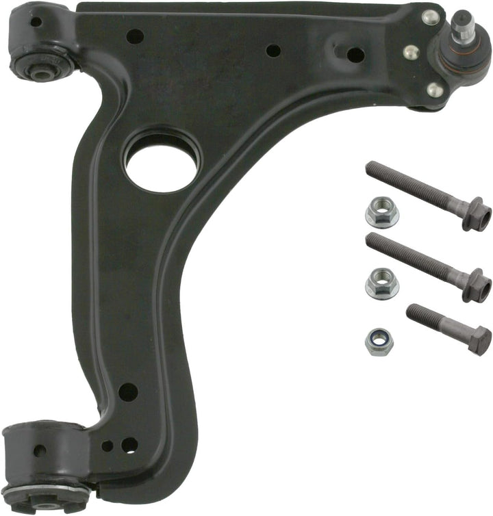 febi bilstein 34233 Querlenker mit Anbaumaterial, Lager und Gelenk , 1 Stück Vorderachse rechts, Vor