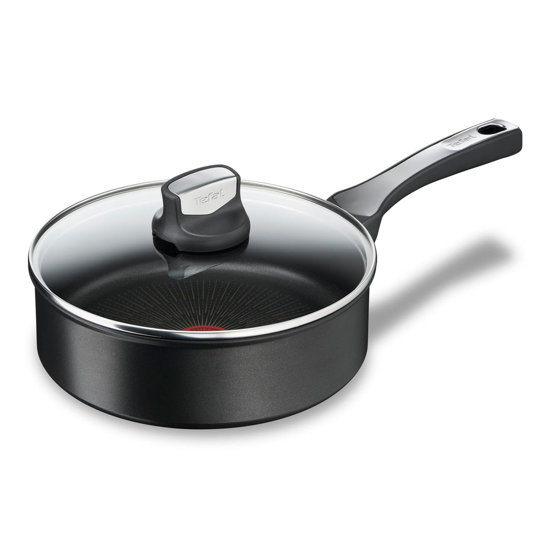 Tefal G25932 Unlimited On Schmorpfanne | 24 cm | mit kratzfester Titanium Antihaft-Beschichtung | Th