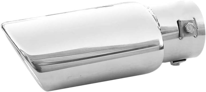 Auspuffblende Endrohr Auspuff Universell Schalldampf Edelstahl Oval bis 55mm Chrom AutoHobby