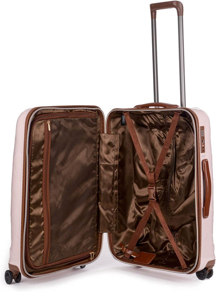 Stratic Leather & More 4-Rollen Trolley 65 cm Rose 60 cm, Rose 60 cm