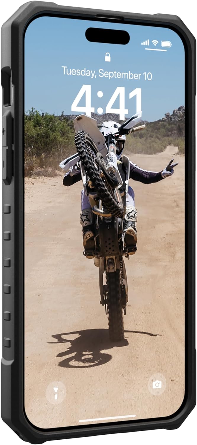 URBAN ARMOR GEAR Pathfinder Hülle kompatibel mit Apple iPhone 15 Plus Case [Wireless Charging/Magnet