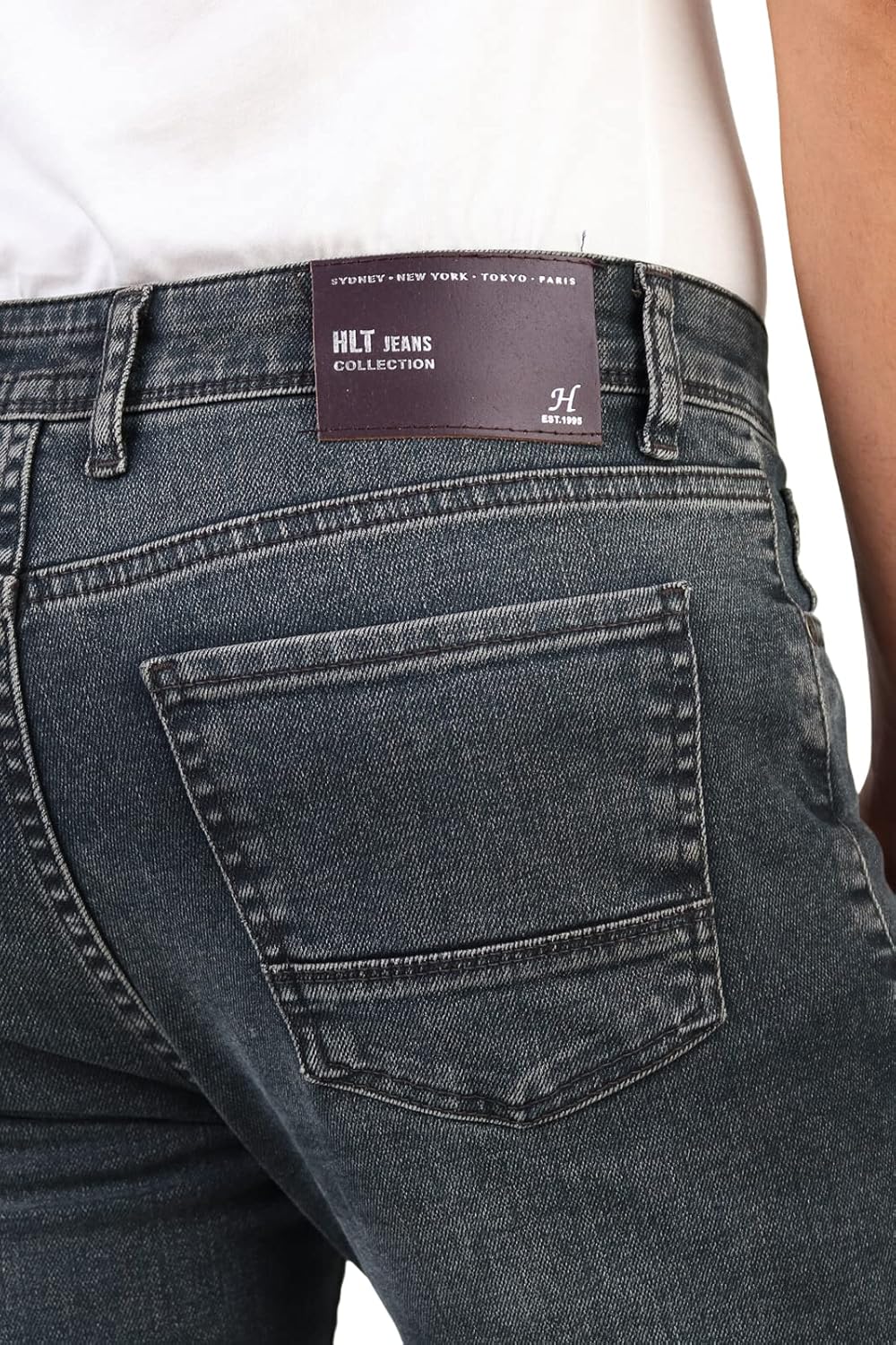 HALAT'S Herren Jeans Slim Fit - Baumwolle Jeanshose Stretch für Herren mit Schlanke Elastizität 31W