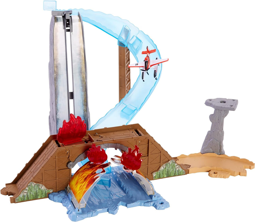 Mattel CKD13 - Story Sets Rettungseinsatz am Wasserfall Trackset