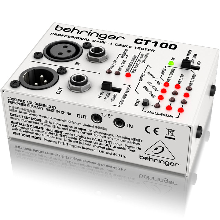 Best Price Square BEHRINGER Cable Tester CT100 by BEHRINGER, CT100