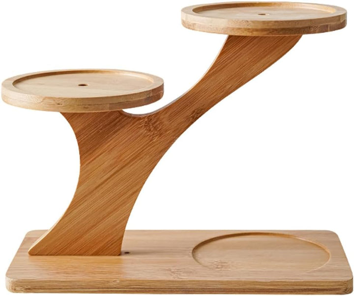 Angoily Blumentopf Cupcake Dessert Ständer Pflanzentreppe Holz Pflanzenständer Blumentreppe Blumenst
