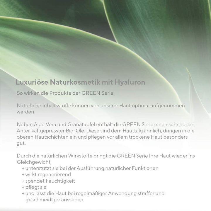 hyapur® - GREEN Tonic Sensitive 150ml - Das erfrischende Gesichtswasser - zur Anti-Aging-Pflege mit