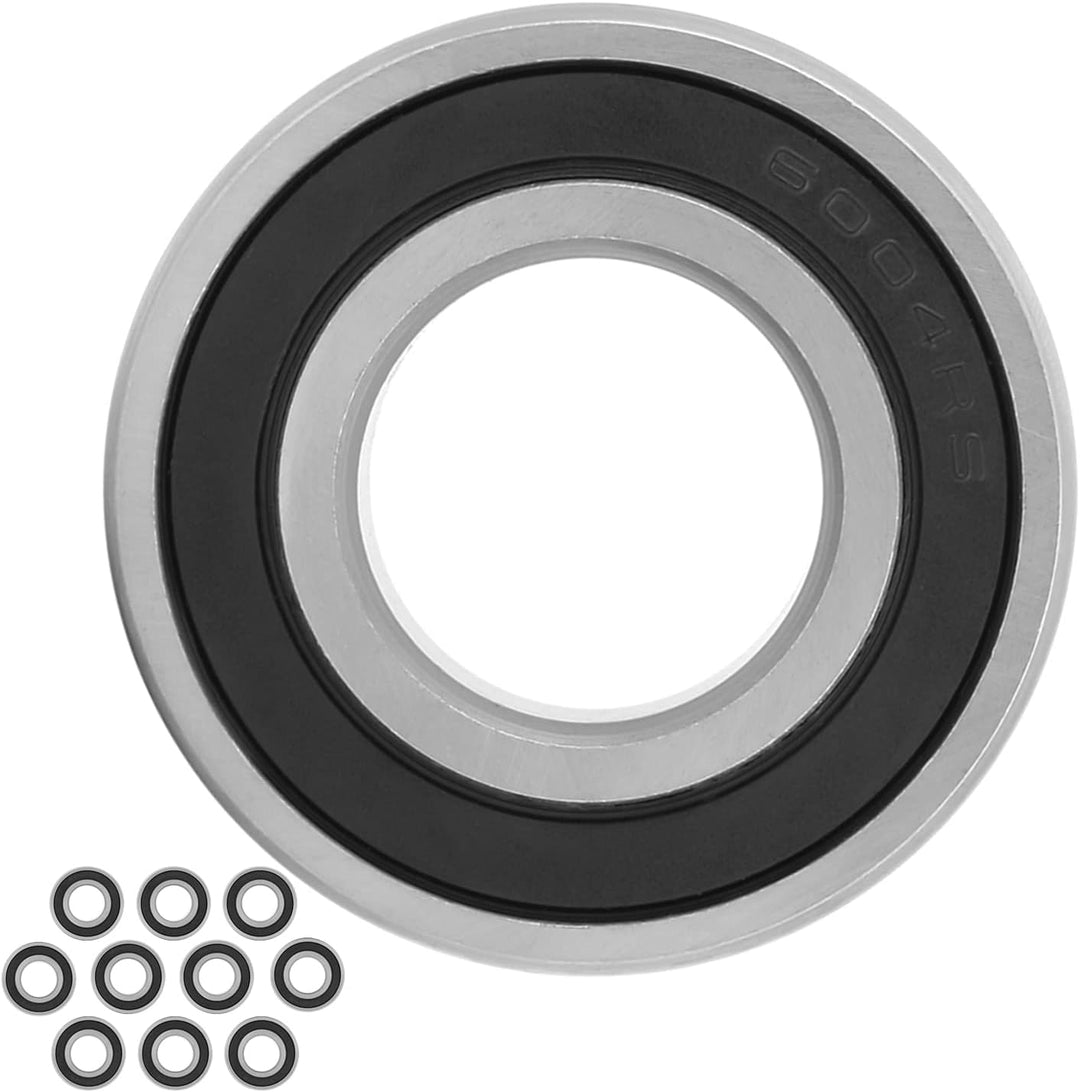 10 stücke 6004-2RS1 Gummi Versiegelt Rillenkugellager 20x42x12mm Mechanische Teile Zubehör
